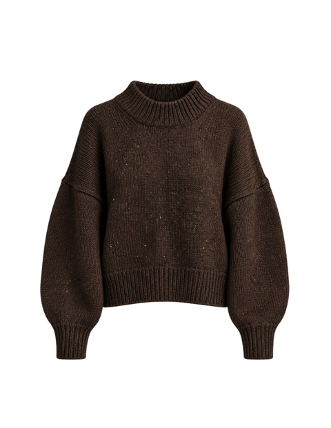 Hand-Knit Desi Wool Sweater