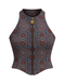 Ajrakh Halter Corset Top