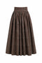 Striped Ajrakh Maxi Skirt